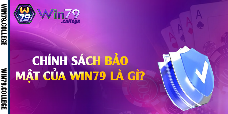 Chính sách bảo mật của Win79 là gì?