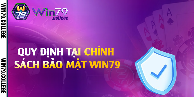Quy định tại chính sách bảo mật Win79